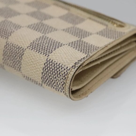 LOUIS VUITTON Damier Azur Portefeuille Koala Trifold Wallet N60013 Auth BA4841 - Picture 3 of 16